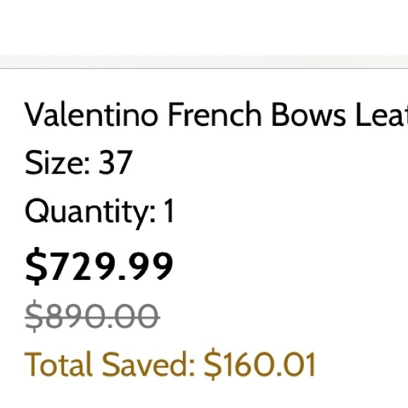 Valentino Black French Bow Flat Sandals 37 7 - Picture 6 of 6